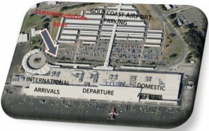 Gold Coast airport arrival procedure